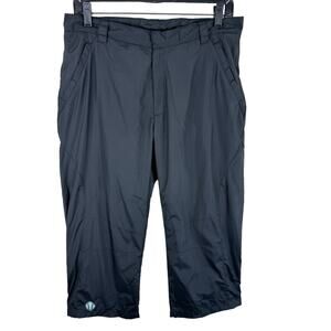 Sunice All Weather Black Straight Leg Capri Lightweight Pants Size M